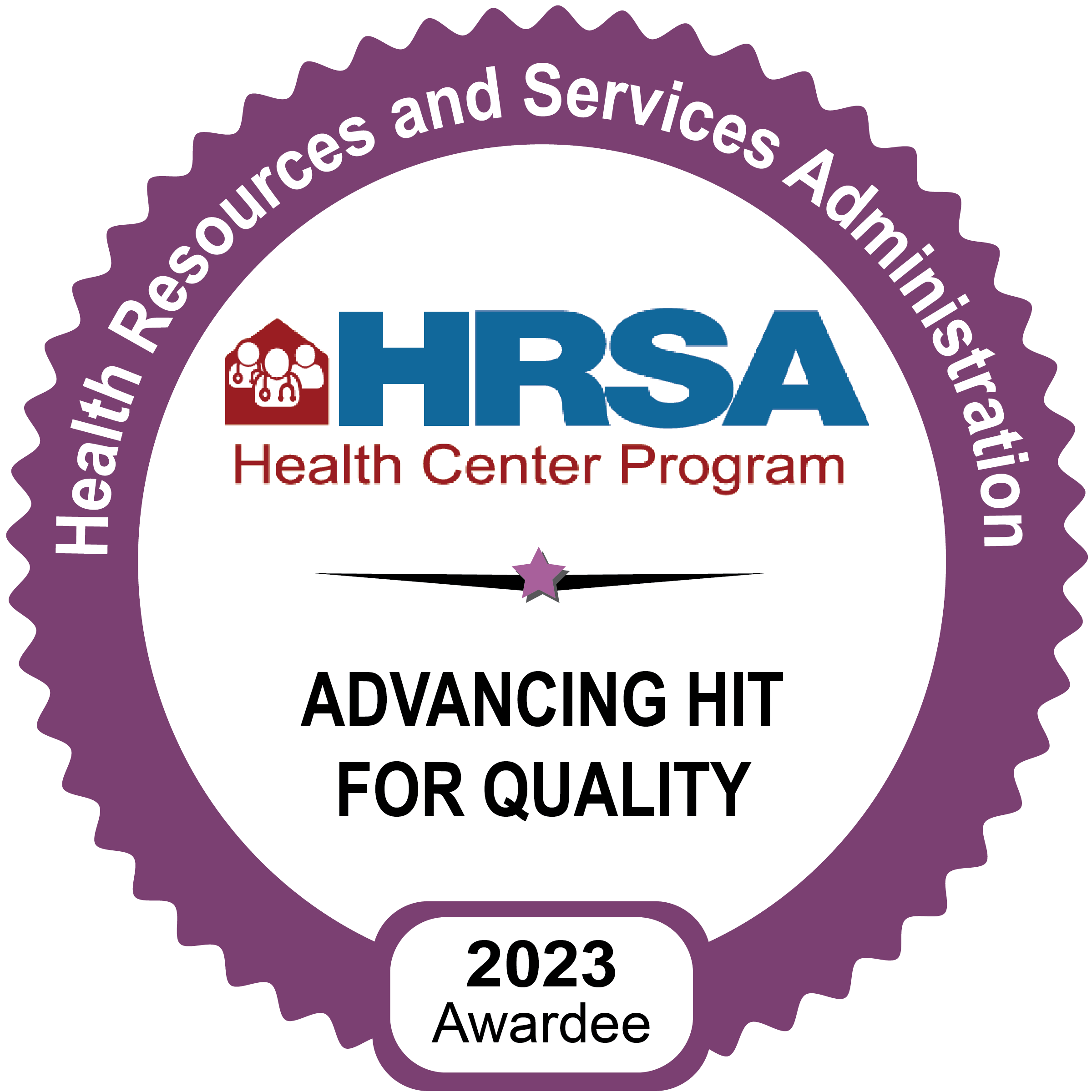 2023 CHQR HIT Badge Advancing HIT